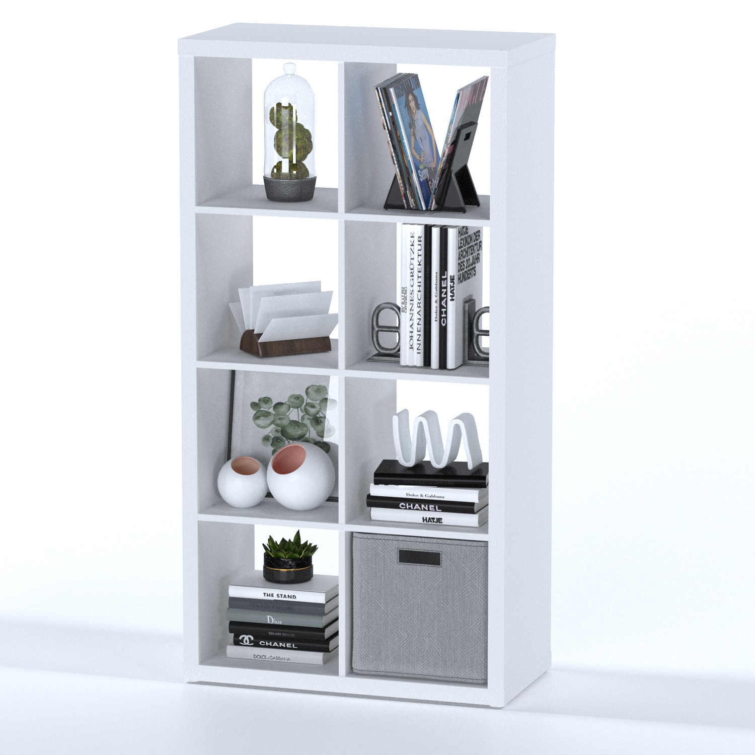 IMG_8967 Cтеллаж Фора 8 Белый арт. 00036 — изображение 1